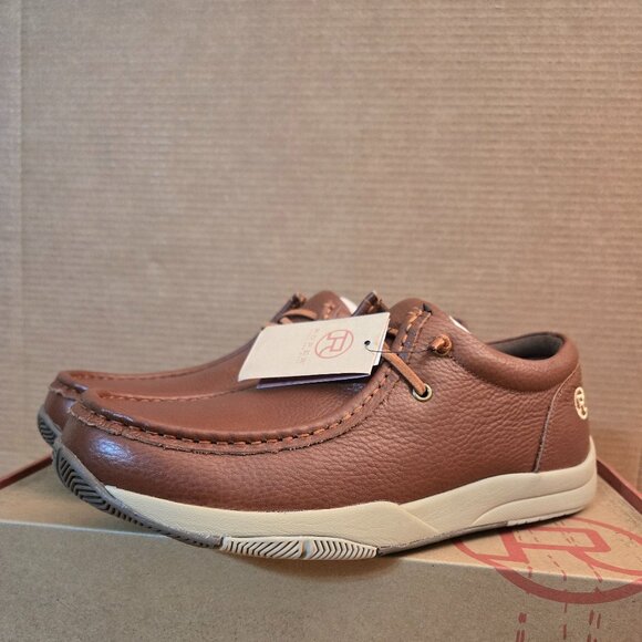 ROPER Men's Clearcut Slip On Casual Shoes  Size 8 Tumbled Brown 09-020-1662-3334 - Picture 5 of 14